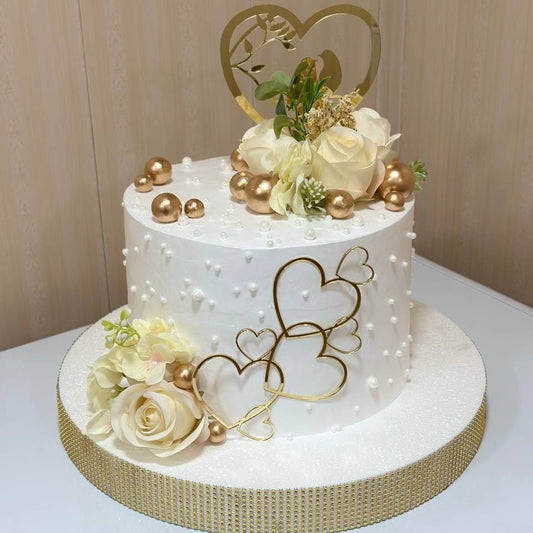 Gâteau de Mariage Élégant